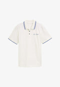 TOM TAILOR Polo shirt - off white