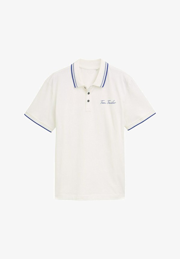 TOM TAILOR Polo shirt - off white