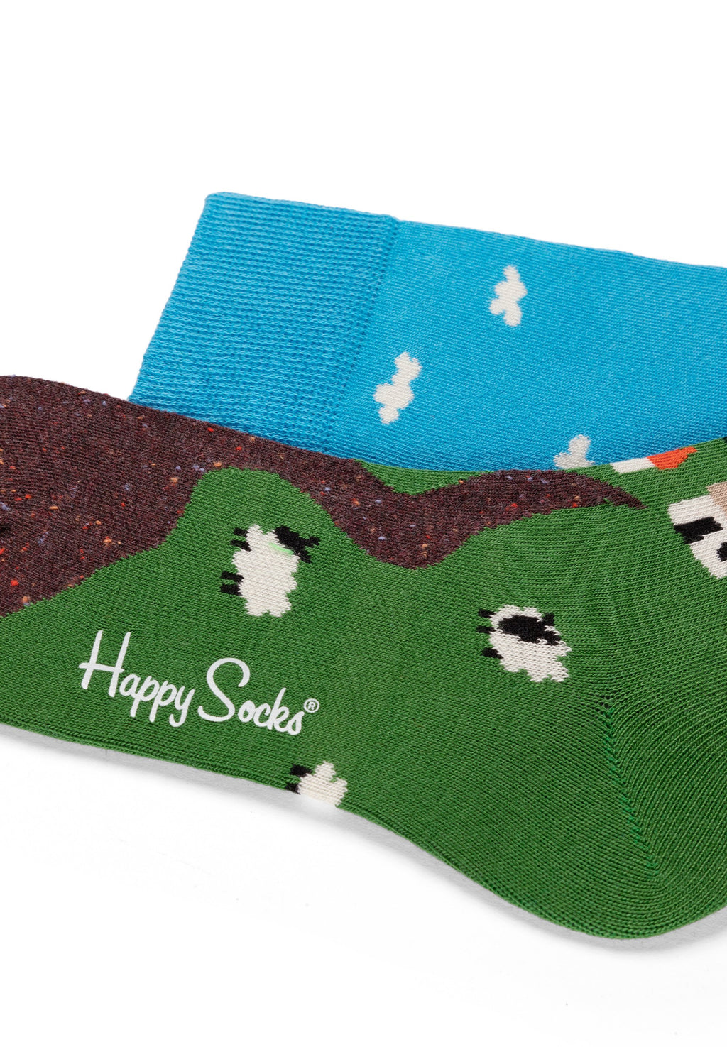 Happy Socks 2 PACK LITTLE HOUSE ON THE MOORLAND PUPPY LOVE
