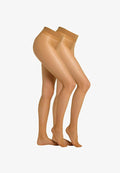 s.Oliver 2ER PACK - Tights - make up