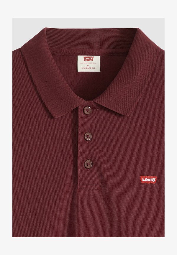 Levi's® LS HM POLO TAWNY PORT PIQUE - Polo shirt - tawny port  purples
