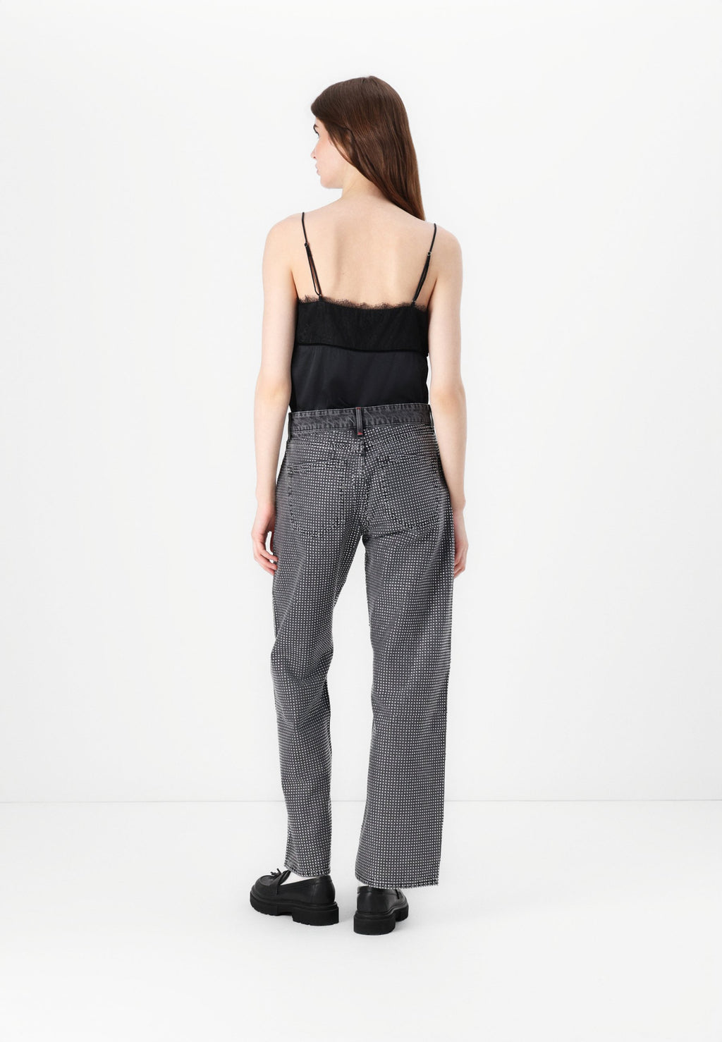 Wide-fit ONLHUDSON mid waist Wide leg fit Media 4