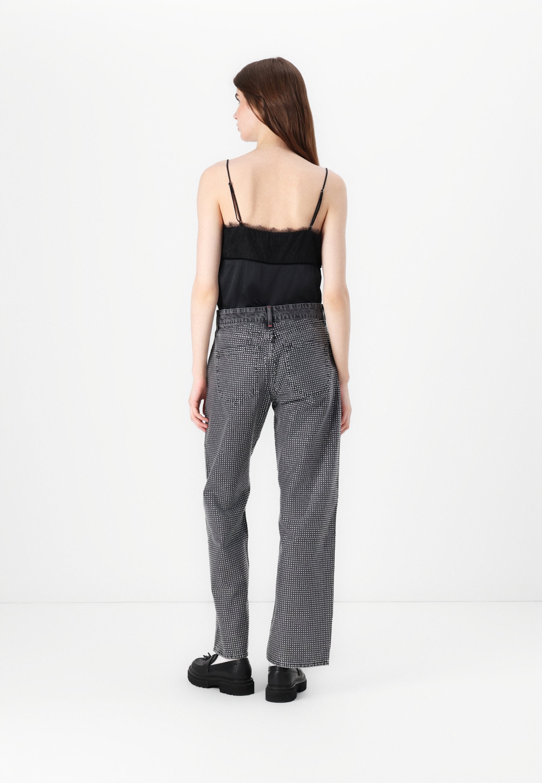 Wide-fit ONLHUDSON mid waist Wide leg fit Media 4