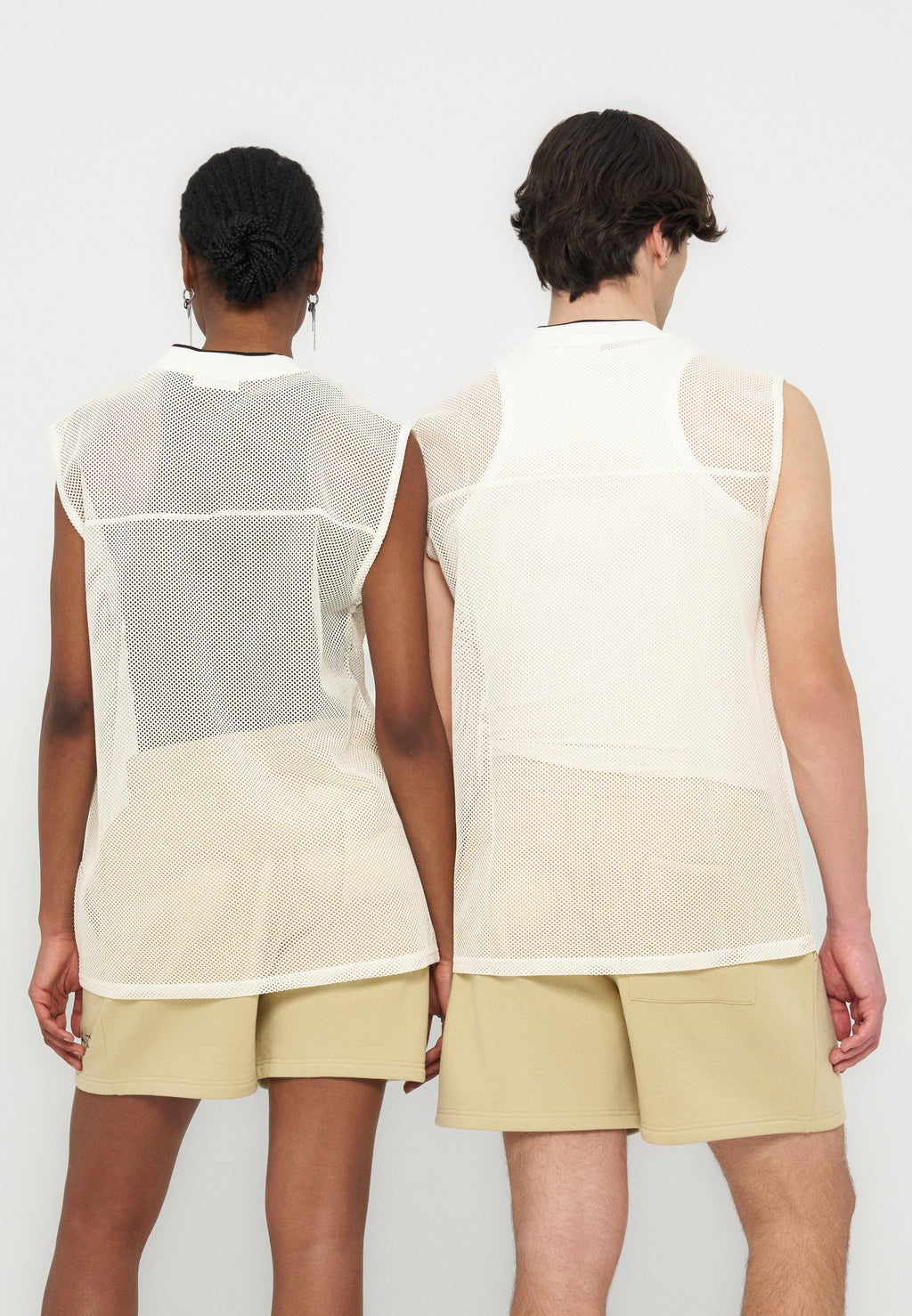 YOURTURN OVERSIZED FIT MESH TANK