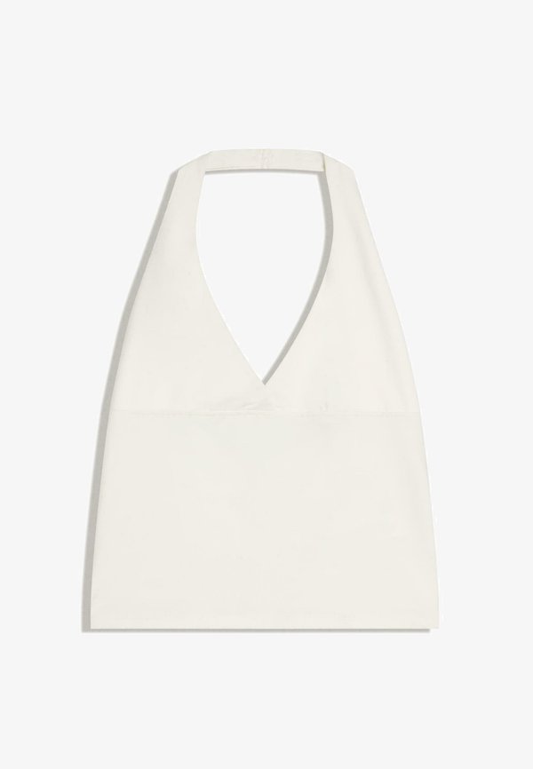 Bershka HALTER TOP - Top - white