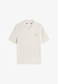 Tommy Hilfiger SEASONAL STRUCTURE JONNY ELEVATED ESSENTIALS - Polo shirt - ivory petal