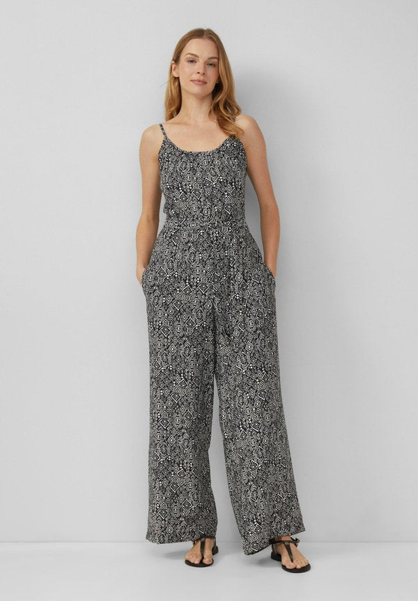 s.Oliver MIT VERSTELLBAREN TRÄGERN - Jumpsuit - schwarz