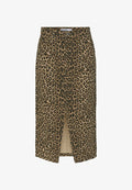 Vero Moda VMVERI High waist Long - Denim skirt - silver mink