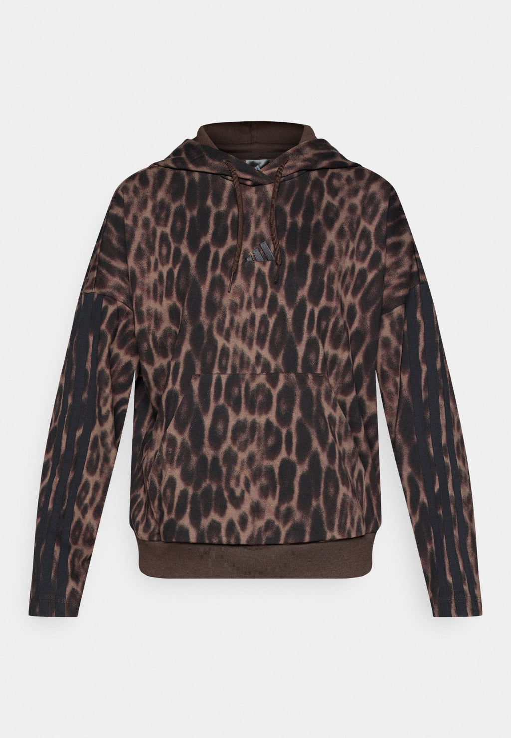 adidas Sportswear SEASONAL ESSENTIALS LEOPARD PRINT FRENCH TERRY WITH 3 STRIPES