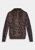 adidas Sportswear SEASONAL ESSENTIALS LEOPARD PRINT FRENCH TERRY WITH 3 STRIPES