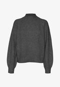 Vero Moda VMLEAF - Jumper - dark grey melange