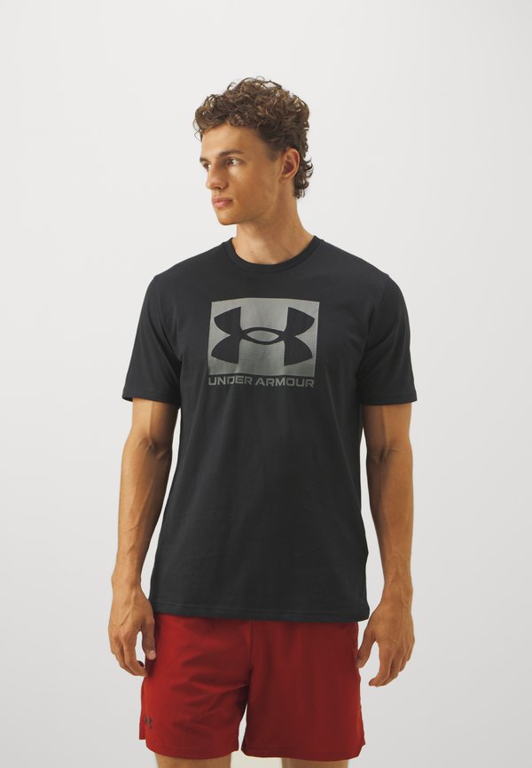 Under Armour BOXED - Print T-shirt - black/graphite