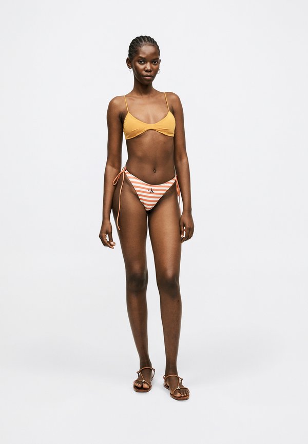 Calvin Klein Swimwear SIDE TIE BOTTOM GRAPHIC MONOGRAM