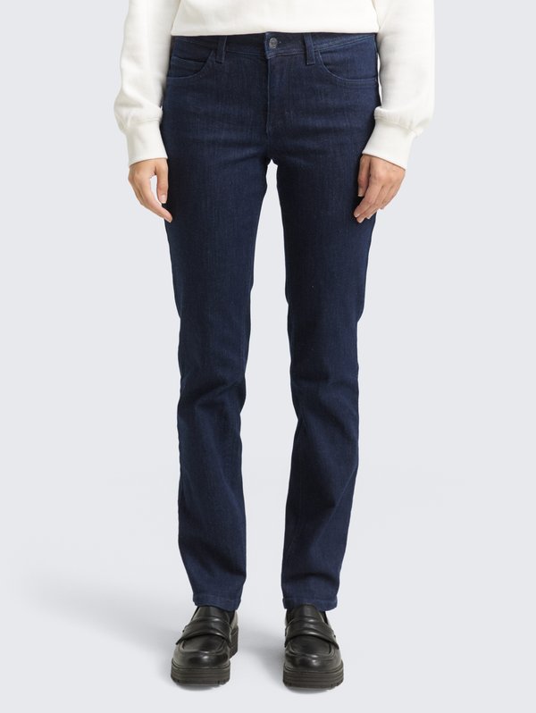 TOM TAILOR ALEXA STRAIGHT - Jeans Skinny Fit - clean rinsed blue denim