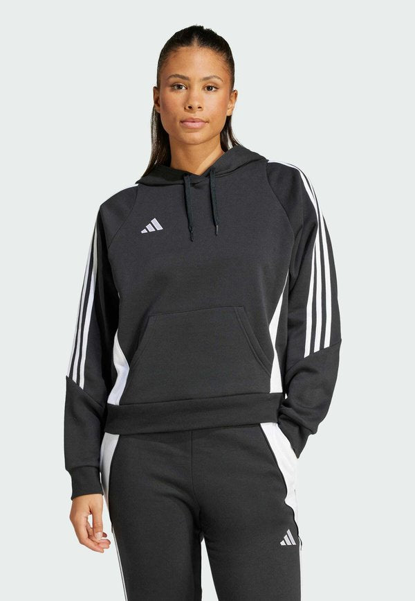 adidas Performance TIRO24 SWEAT HOODIE - Hoodie - black   white