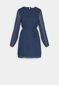 VILA VISANNE NEW FLOUNCE SLEEVES SHORT DRESS