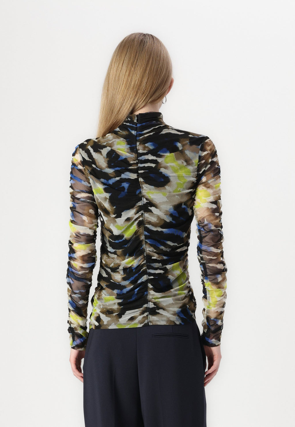 DKNY PRNT MOCK