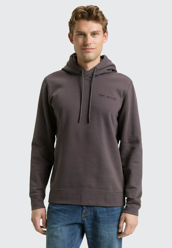 TOM TAILOR BASIC  - Hoodie - tarmac grey