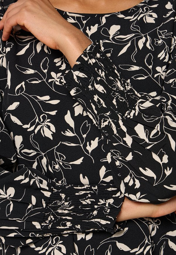 Vero Moda VMLINDA LS SMOCK TOP ZLO GA