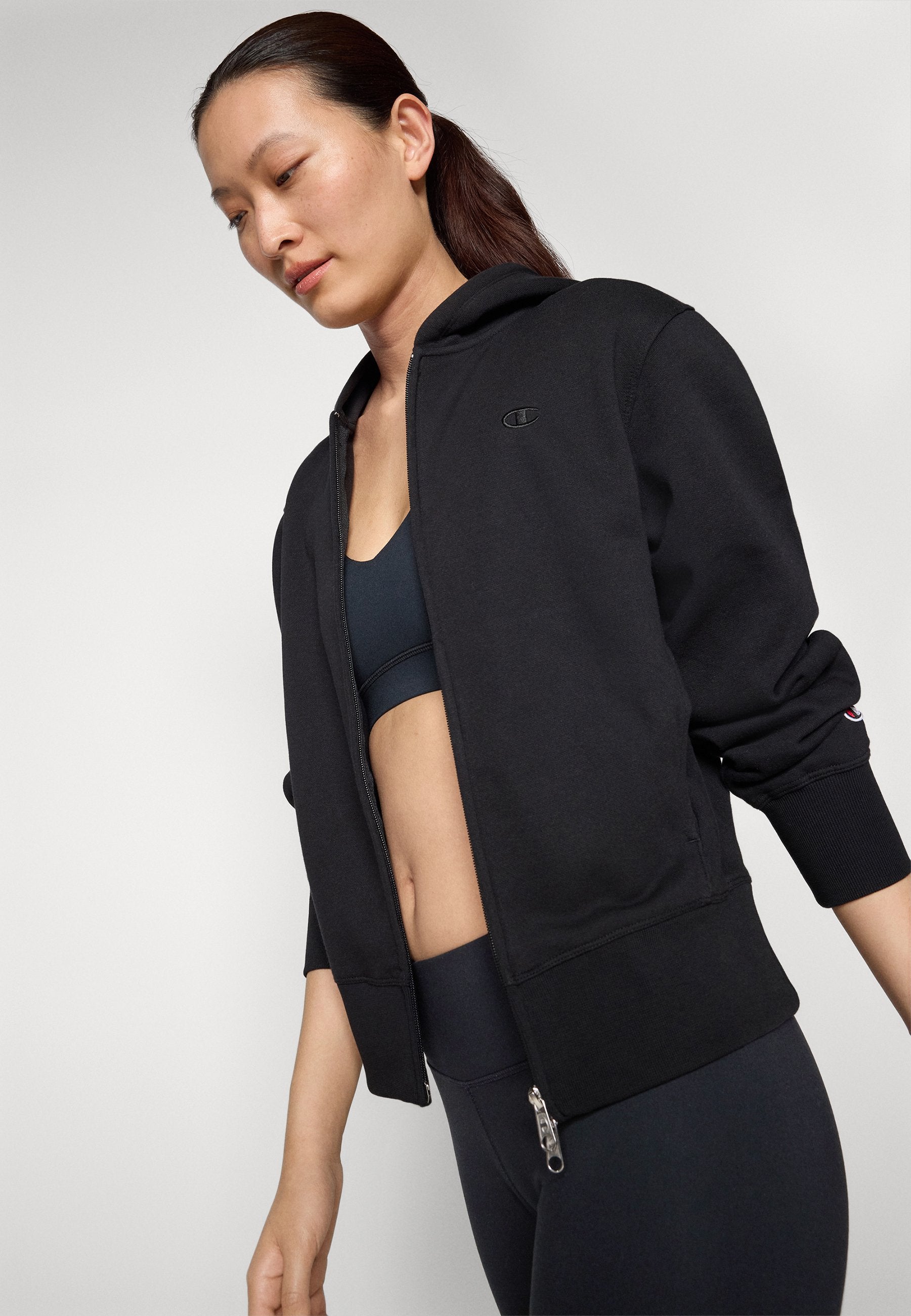 Champion ICONS TONAL FULL ZIP HOODIE