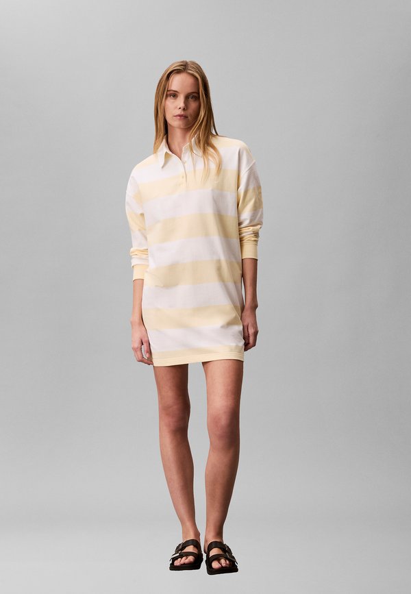 Calvin Klein Jeans VARSITY STRIPE POLO MINI