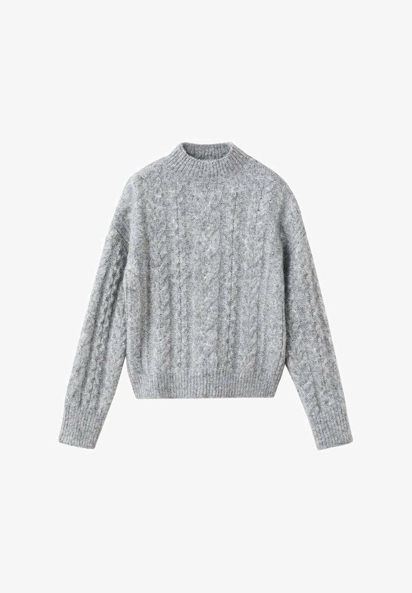 Mango Jumper - mottled grey
