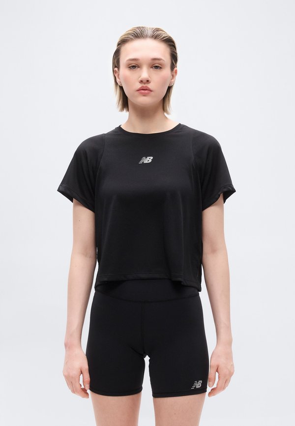 New Balance INFINITY PROPEL  - Sports T-shirt - black