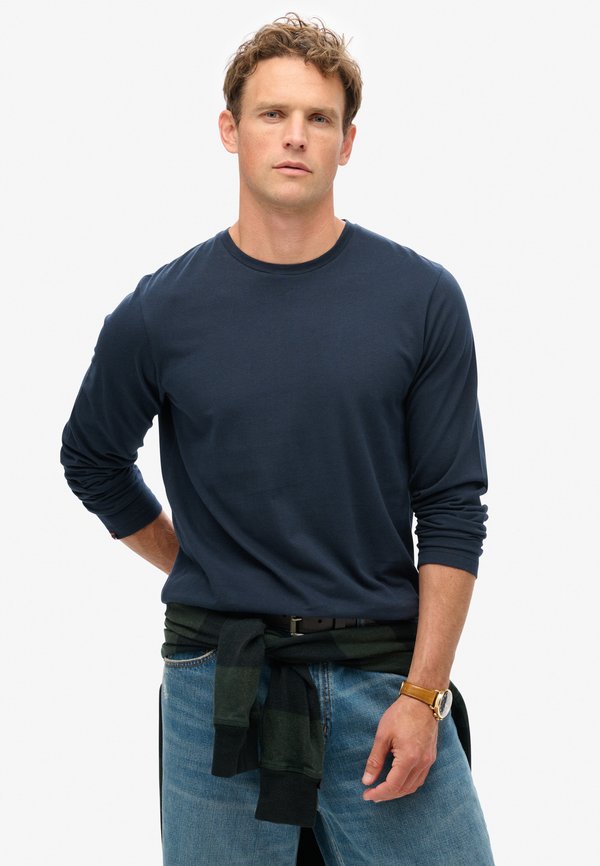 Superdry & Co CLASSIC ESSENTIAL - Long sleeved top - eclipse navy