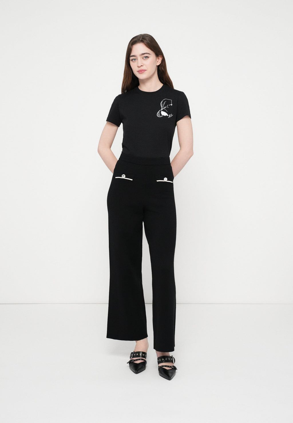 KARL LAGERFELD Stoffhose Media 3