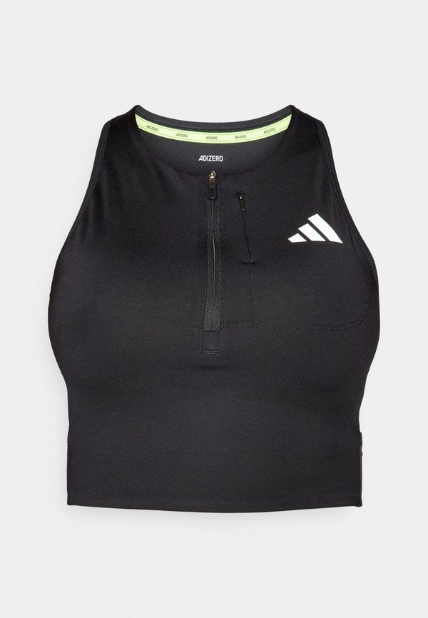 adidas Performance ADIZERO CROP W - Top - black
