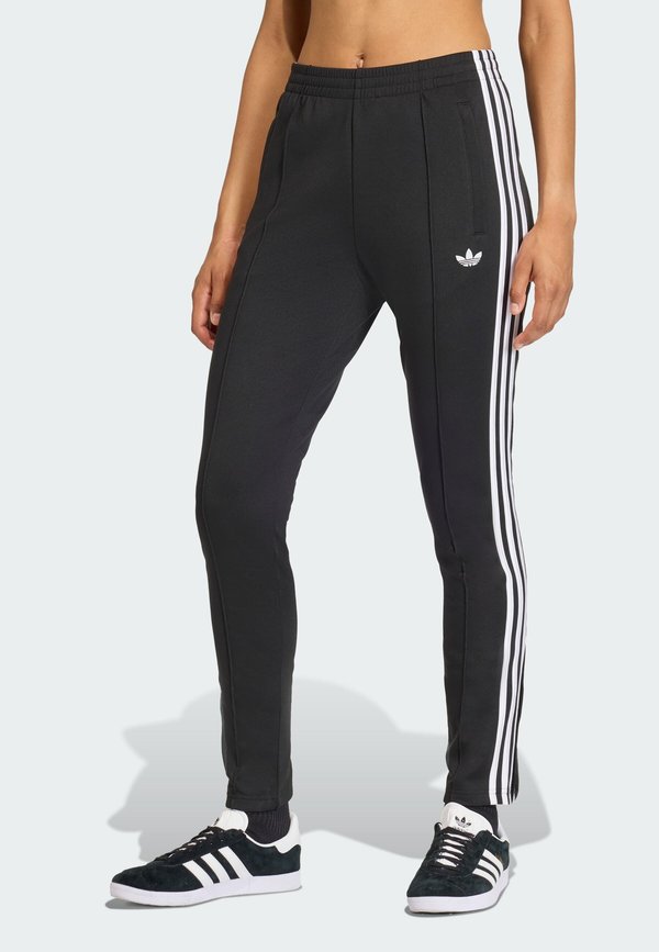 adidas Originals Tracksuit bottoms - black/white