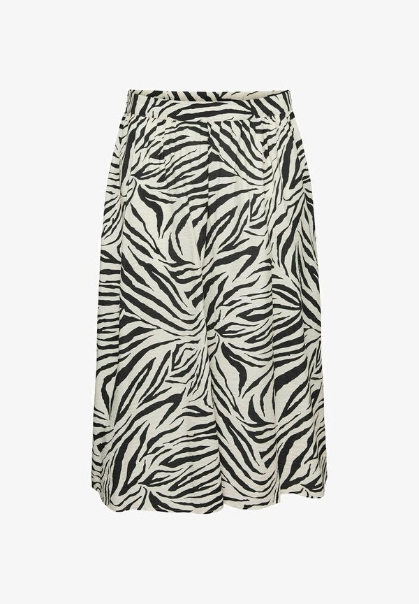 Vero Moda Curve A-line VMCJOSIE High waist Midi - A-line skirt - pumice stone
