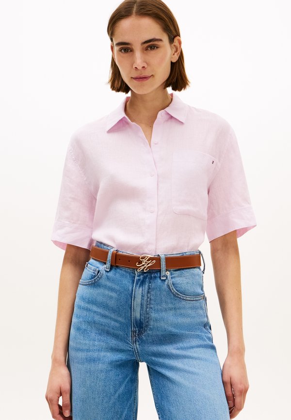 Tommy Hilfiger ESSENTIAL - Button-down blouse - lilac powder