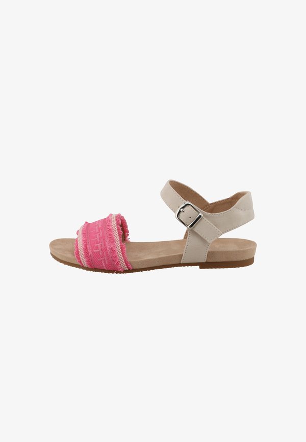 TOM TAILOR Sandals - white pink