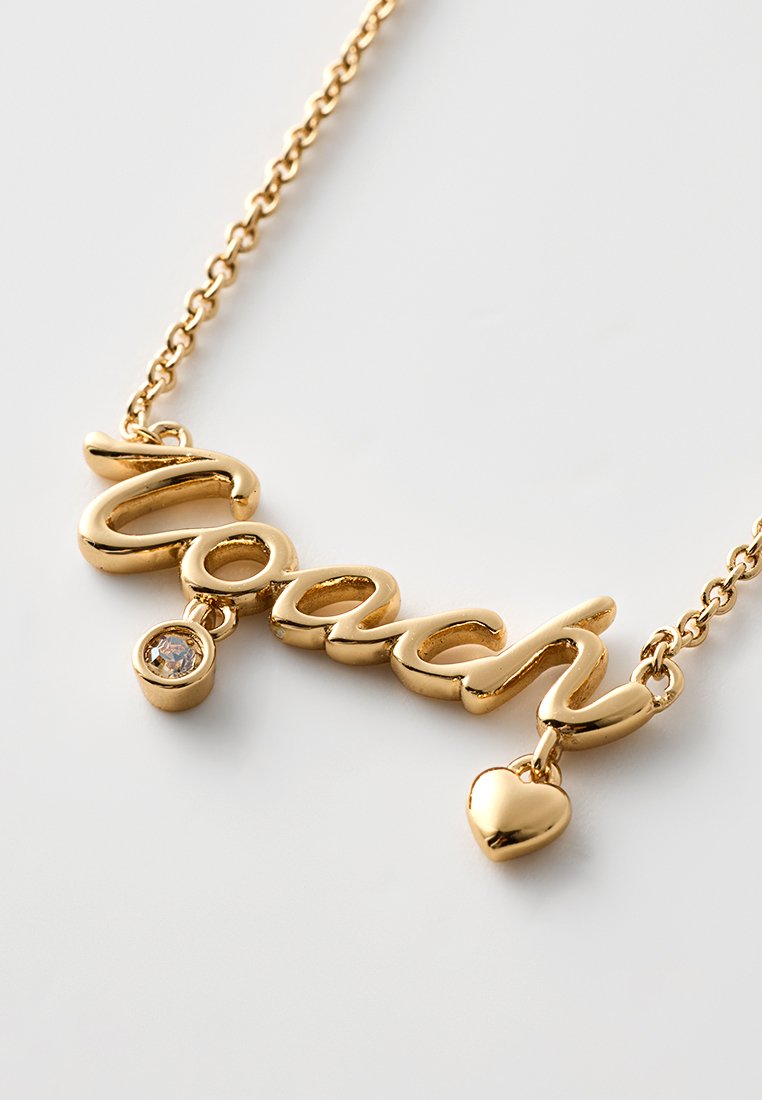 COACH CURSIVE SCRIPT SHORT PENDANT