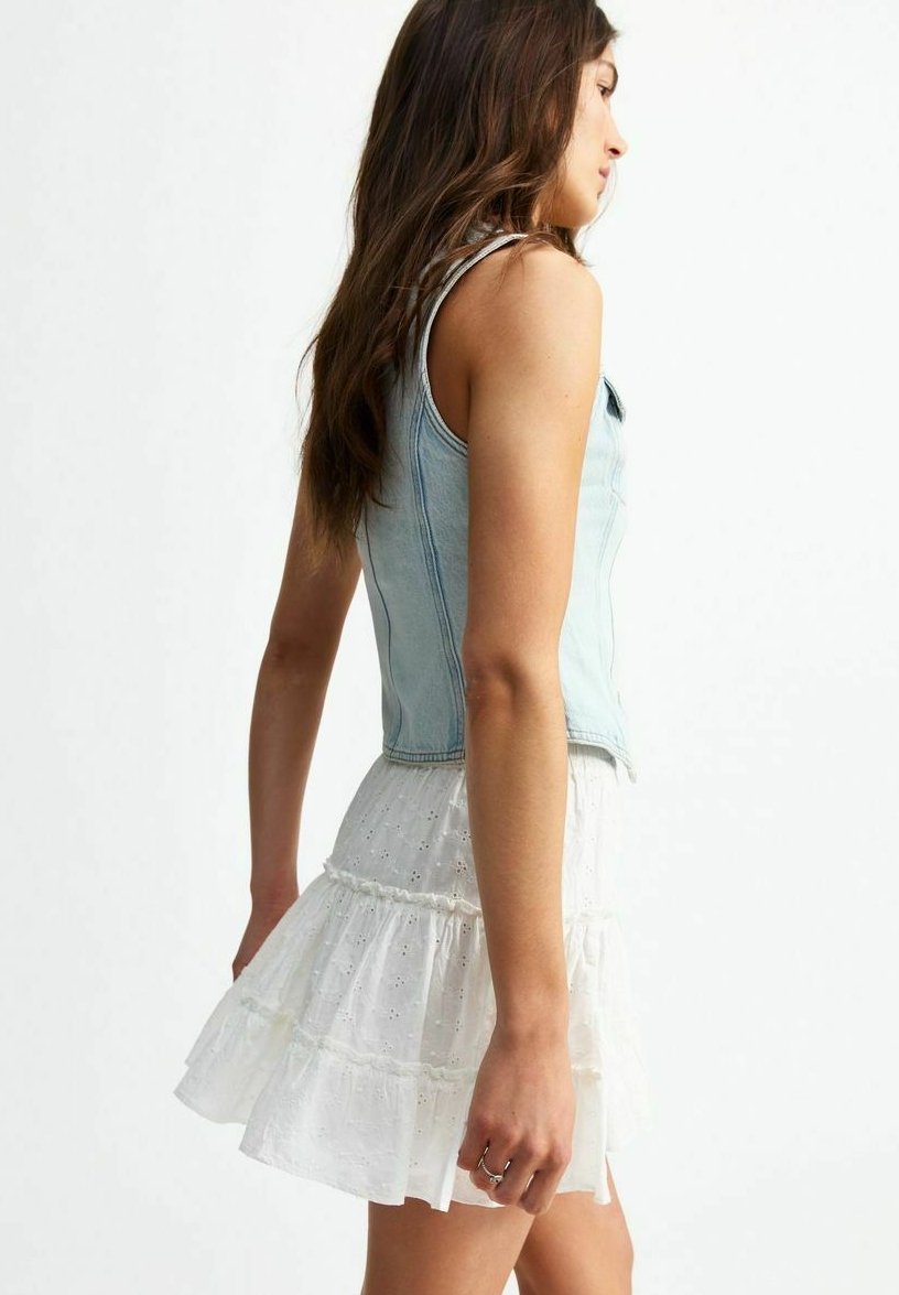 New Look BRODERIE ANGLAISE TIERED MINI