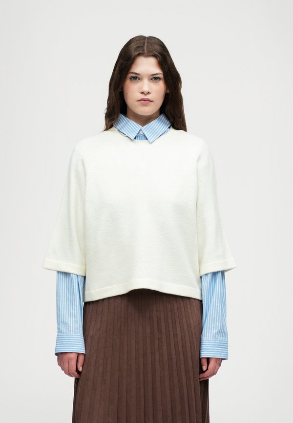 ONLY ONLSIMONI 3/4 PULLOVER KNT NOOS - Jumper - birch