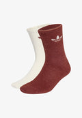 adidas Originals ADIDAS ORIGINALS FLUFFY CREW SOCK 2 PAIRS UNISEX - Socks - quartz off white