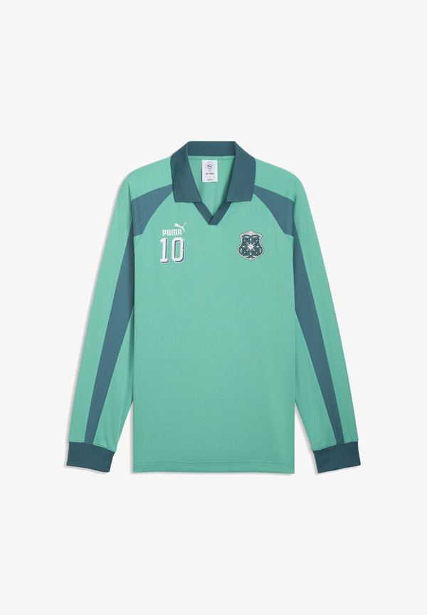 Puma FUTURE ARCHIVE DRILL - Long sleeved top - vibrant green