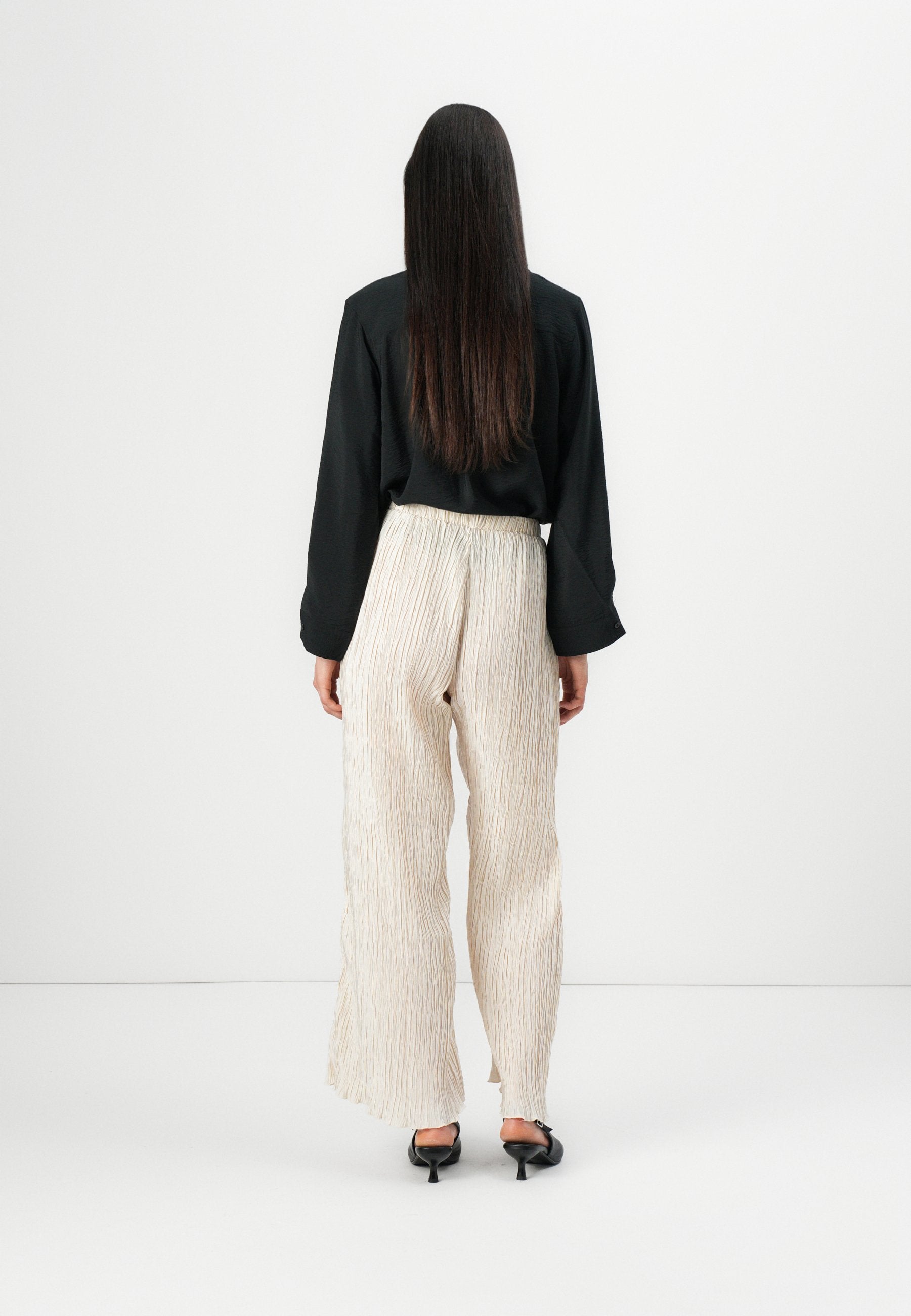 Selected Wide-leg pleats