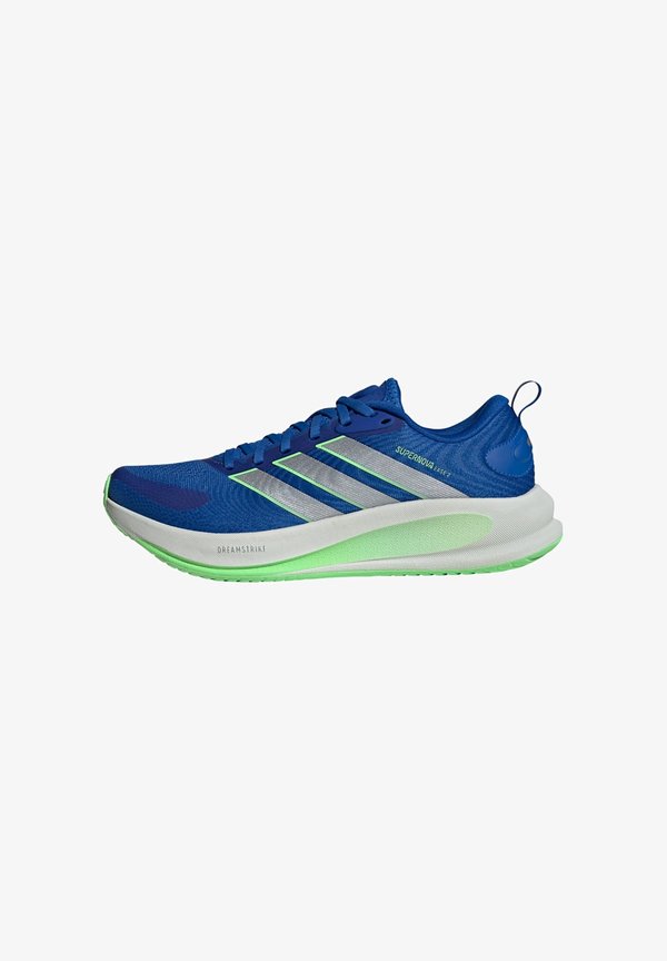 adidas Performance Road running shoes - blue/silver metallic/lime burst