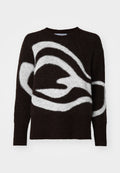 Selected SLFALVA SWIRL O NECK
