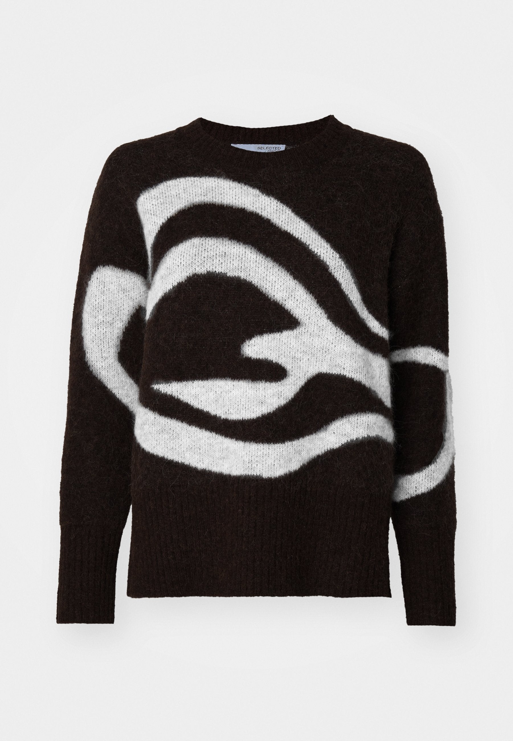Selected SLFALVA SWIRL O NECK