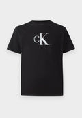 Calvin Klein Jeans CENTER MONOGRAM CLASSIC - Print T-shirt - black