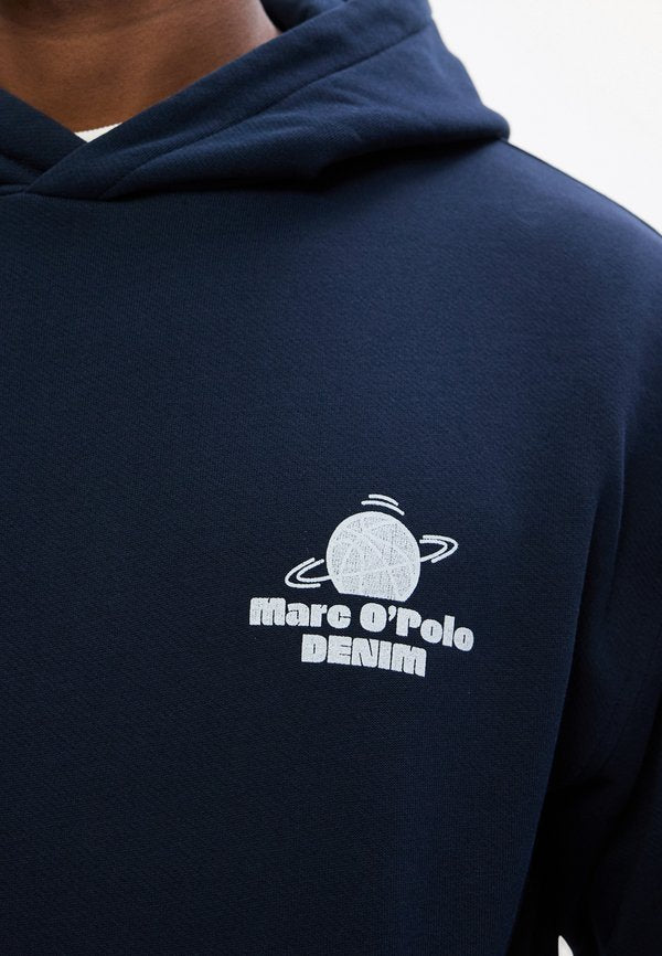Marc O'Polo DENIM HOODIE PRINT RELAXED FIT