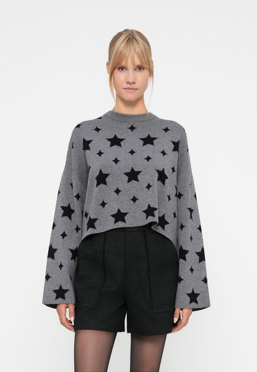 Noisy May NMSHYLA L/S O-NECK KNIT FWD DD