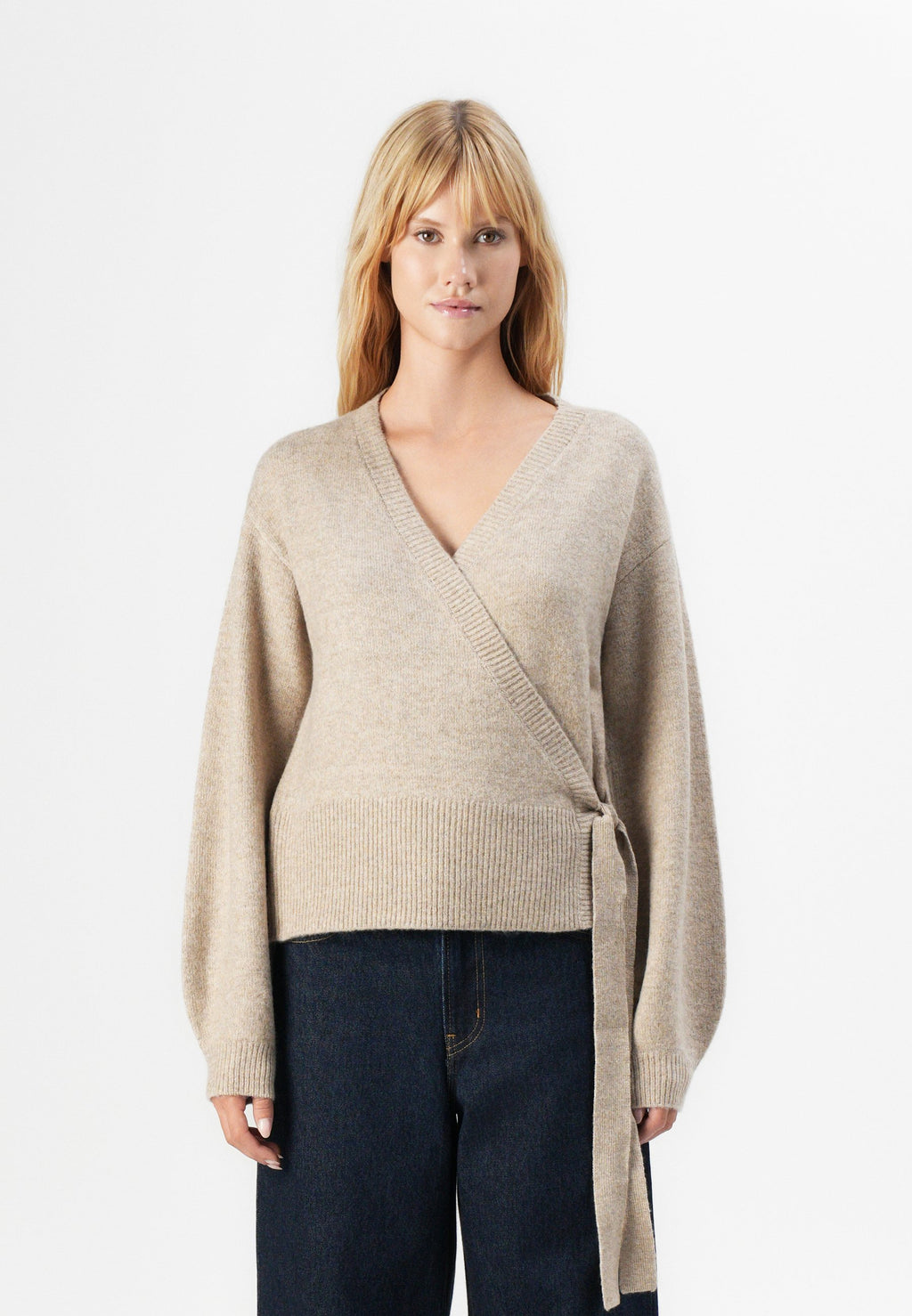 Pieces PCMALOU WRAP CARDIGAN