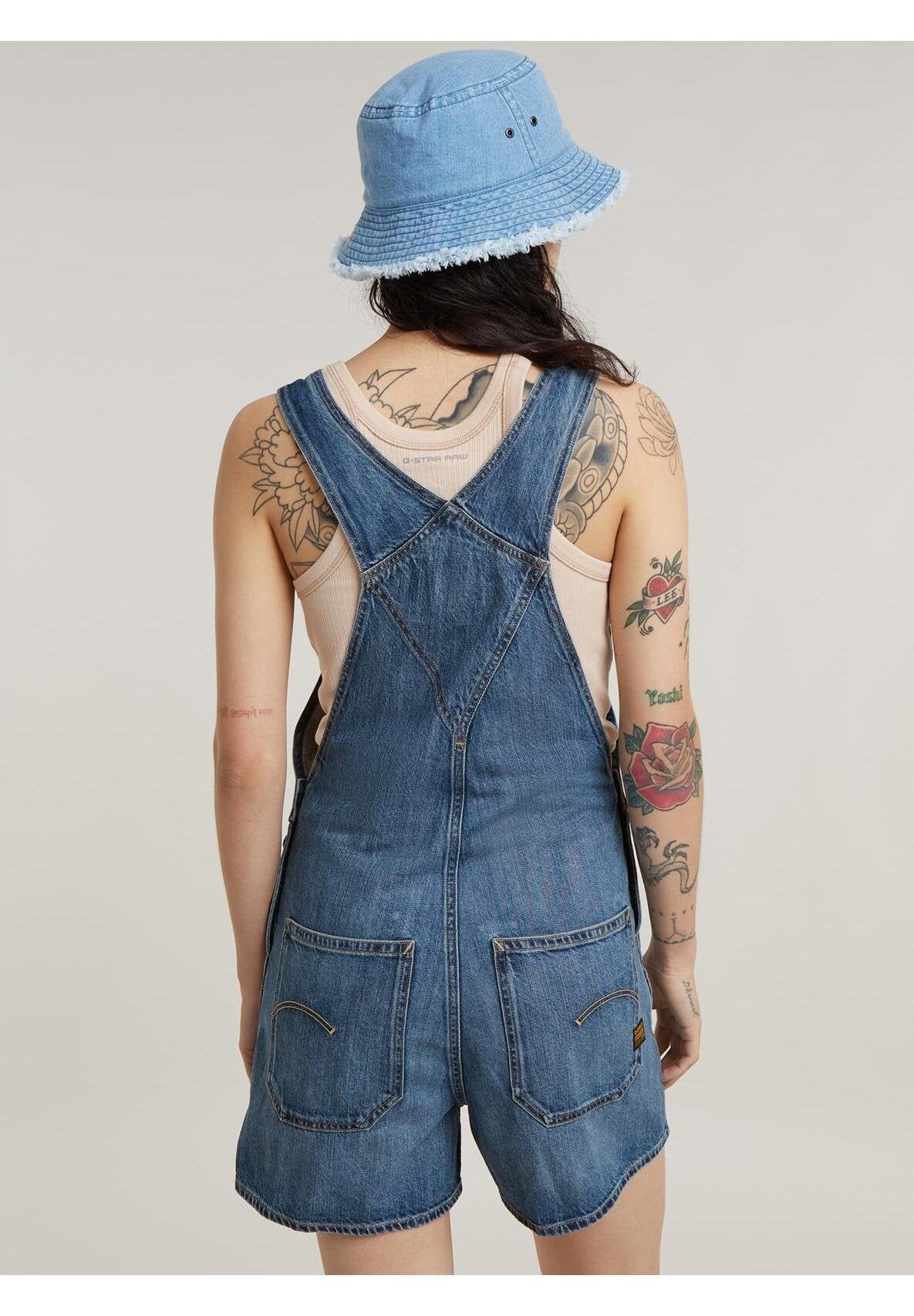 SHORT DUNGAREE WMN Media 4