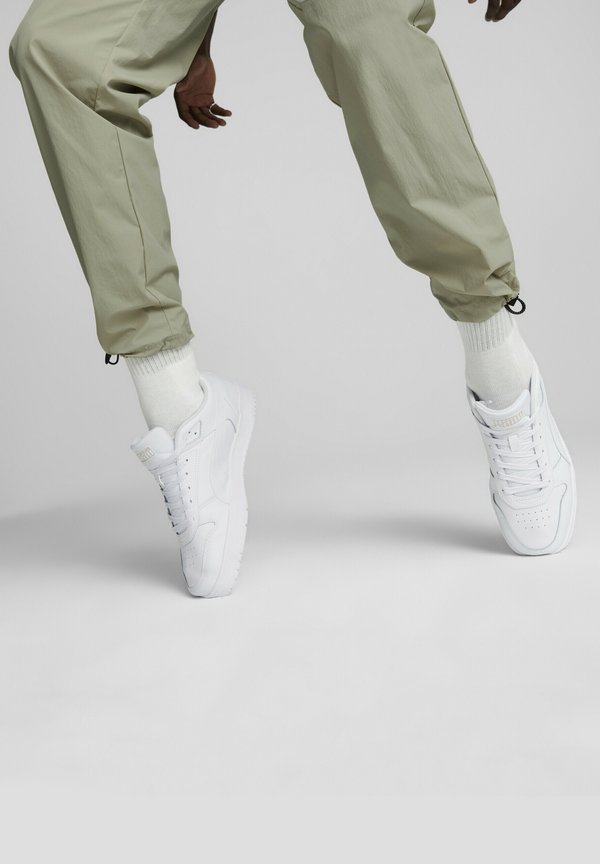 Puma GAME UNISEX - Trainers - white/white team gold