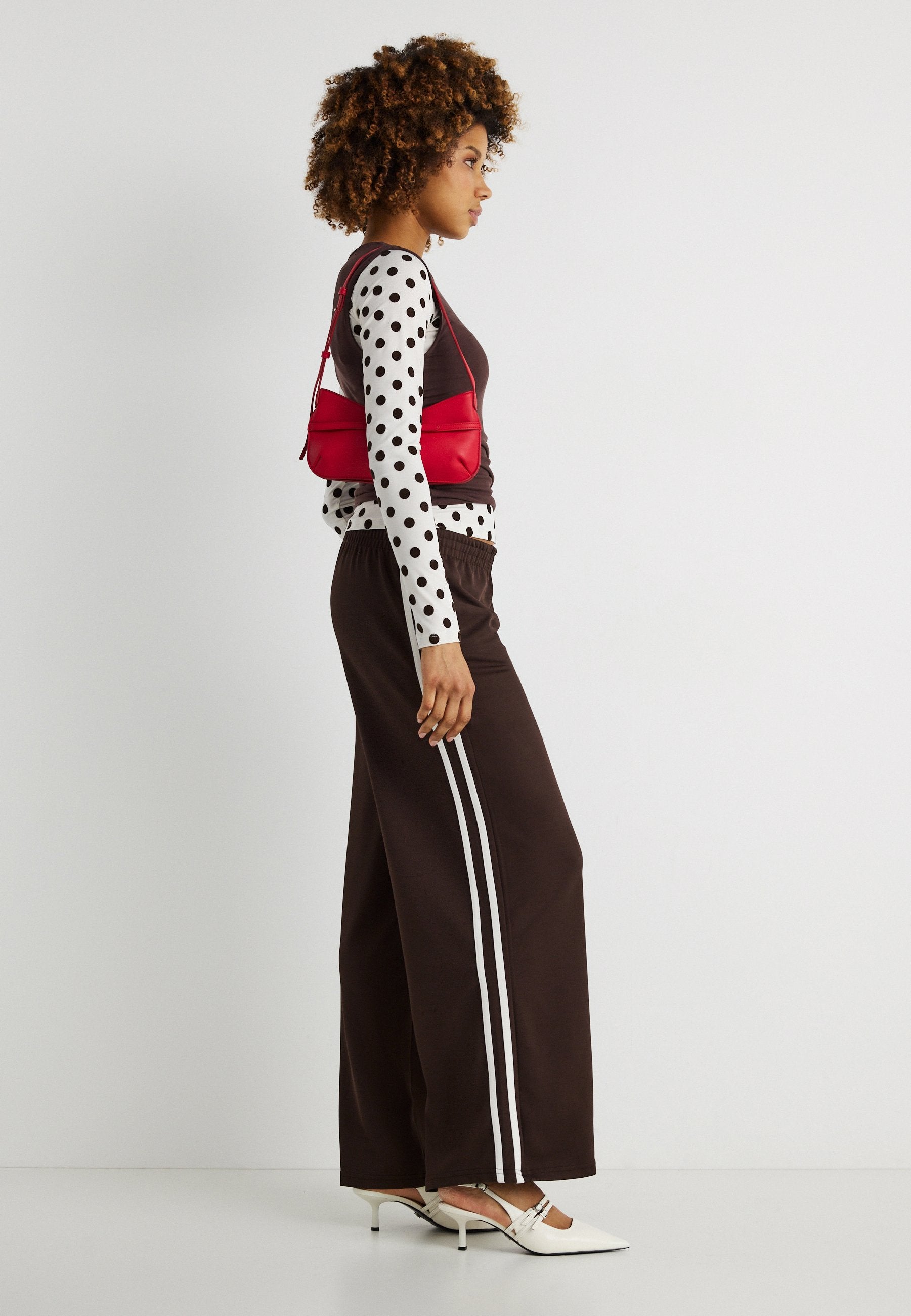 Gina Tricot SPORTY WIDE TROUSERS